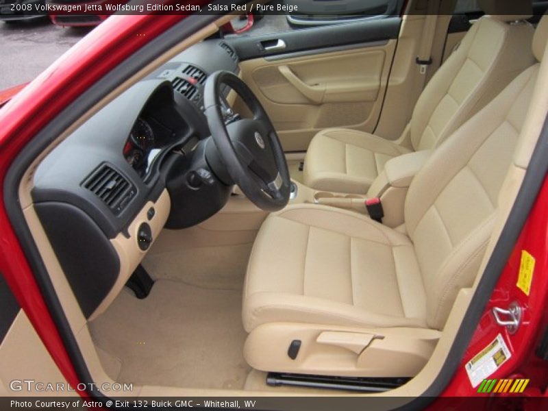 Salsa Red / Pure Beige 2008 Volkswagen Jetta Wolfsburg Edition Sedan