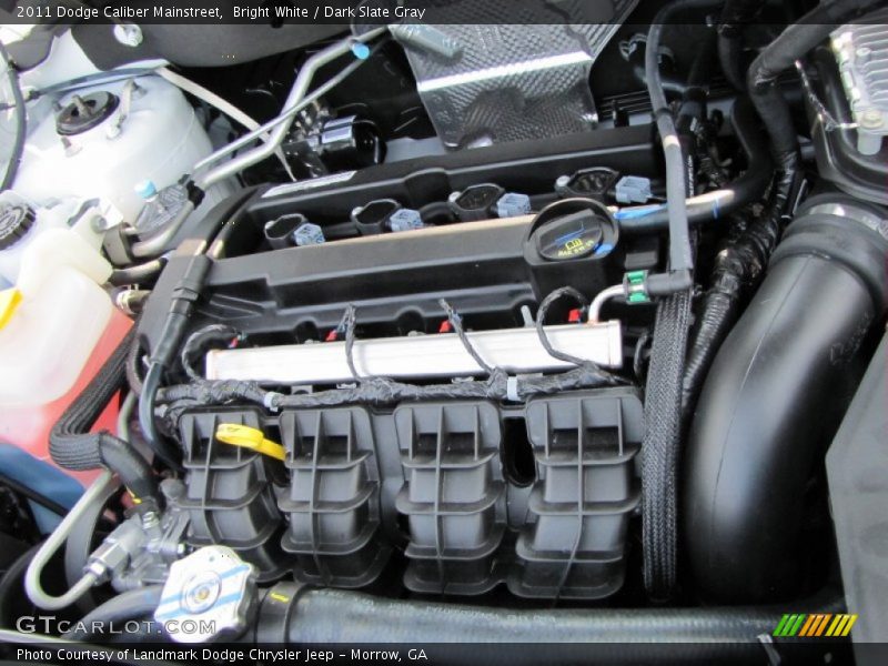 Bright White / Dark Slate Gray 2011 Dodge Caliber Mainstreet