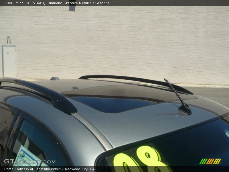 Diamond Graphite Metallic / Graphite 2008 Infiniti FX 35 AWD