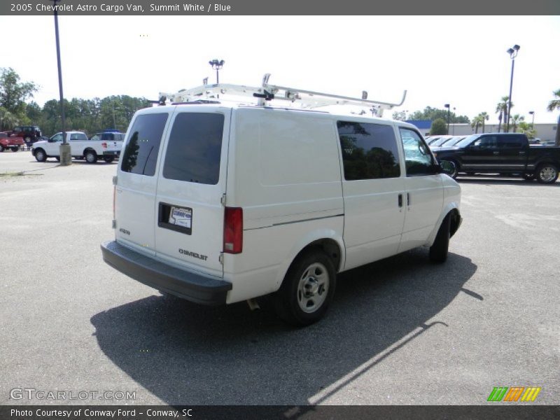 Summit White / Blue 2005 Chevrolet Astro Cargo Van