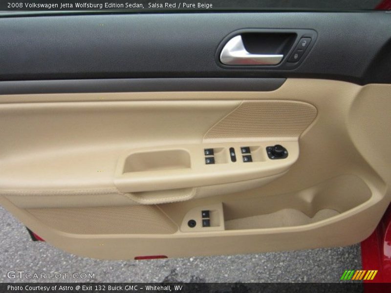 Salsa Red / Pure Beige 2008 Volkswagen Jetta Wolfsburg Edition Sedan