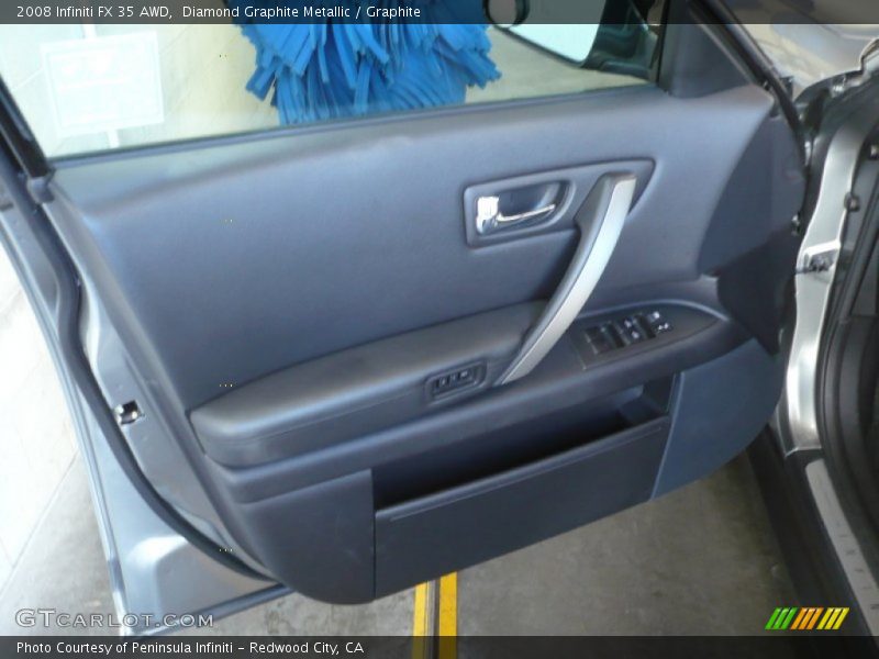 Diamond Graphite Metallic / Graphite 2008 Infiniti FX 35 AWD