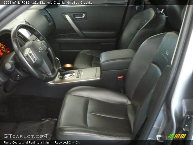 Diamond Graphite Metallic / Graphite 2008 Infiniti FX 35 AWD