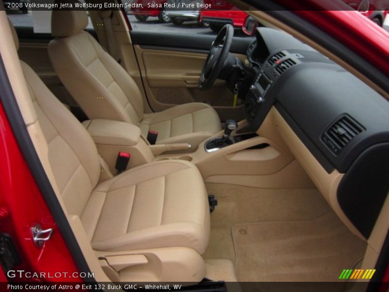 Salsa Red / Pure Beige 2008 Volkswagen Jetta Wolfsburg Edition Sedan
