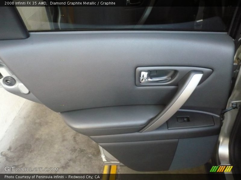 Diamond Graphite Metallic / Graphite 2008 Infiniti FX 35 AWD