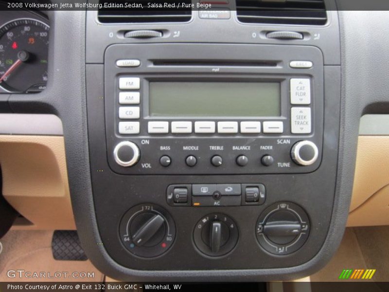 Salsa Red / Pure Beige 2008 Volkswagen Jetta Wolfsburg Edition Sedan