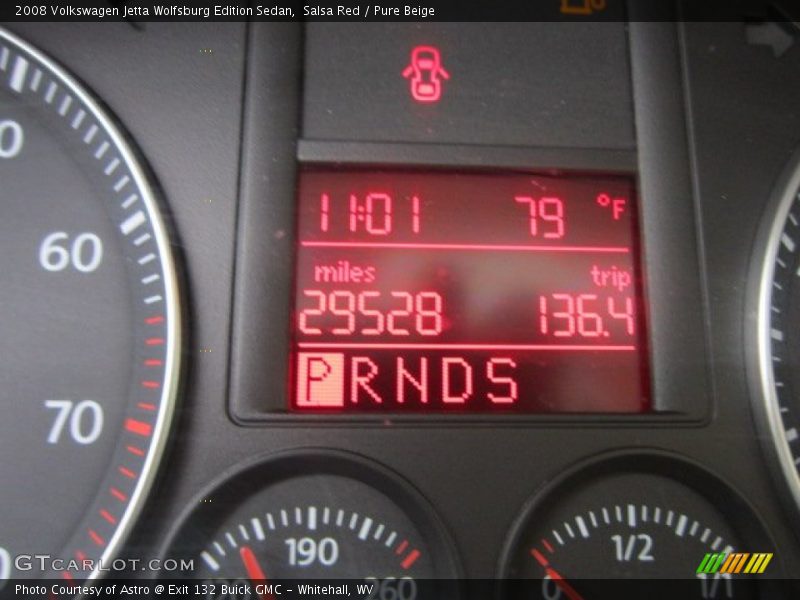Salsa Red / Pure Beige 2008 Volkswagen Jetta Wolfsburg Edition Sedan