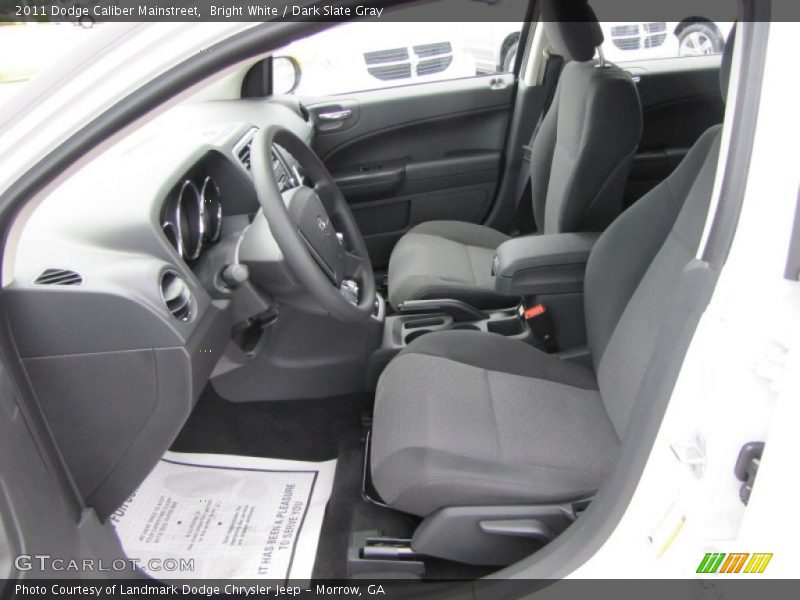 Bright White / Dark Slate Gray 2011 Dodge Caliber Mainstreet