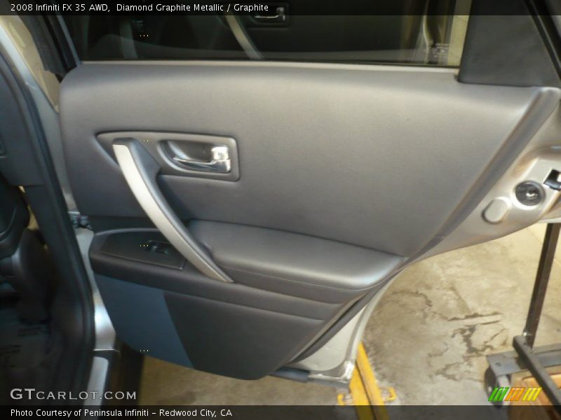 Diamond Graphite Metallic / Graphite 2008 Infiniti FX 35 AWD
