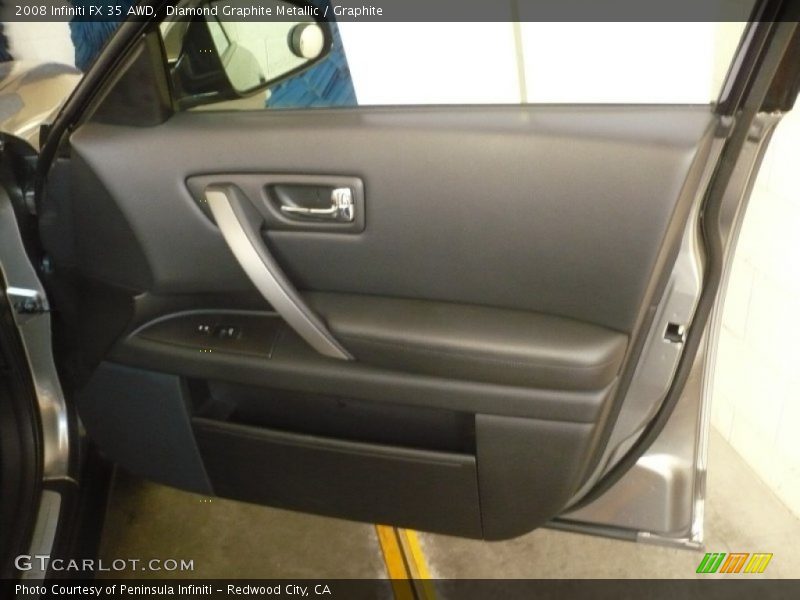 Diamond Graphite Metallic / Graphite 2008 Infiniti FX 35 AWD