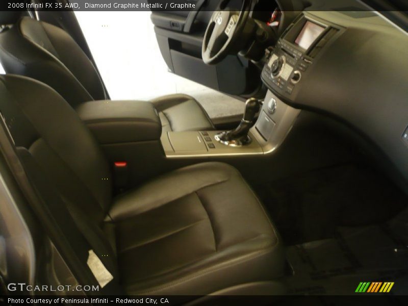 Diamond Graphite Metallic / Graphite 2008 Infiniti FX 35 AWD