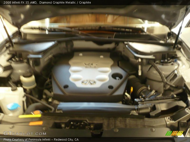 Diamond Graphite Metallic / Graphite 2008 Infiniti FX 35 AWD