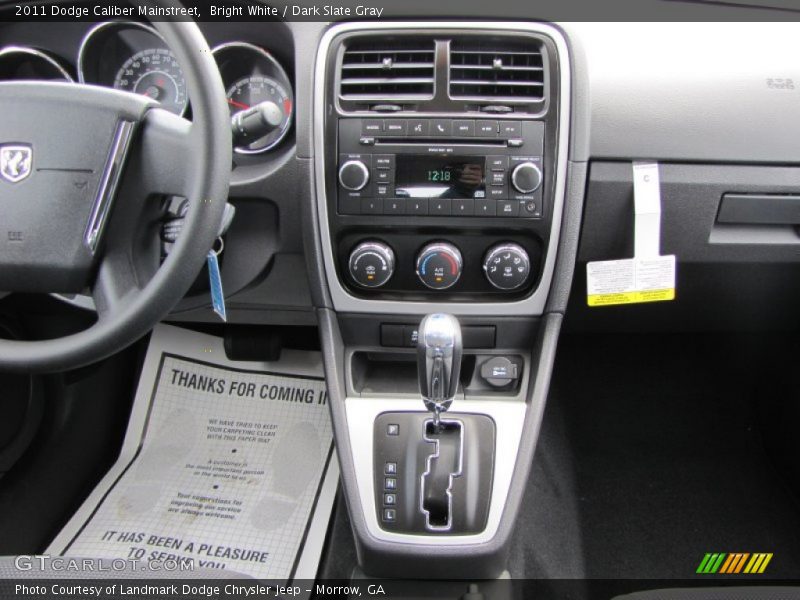 Bright White / Dark Slate Gray 2011 Dodge Caliber Mainstreet