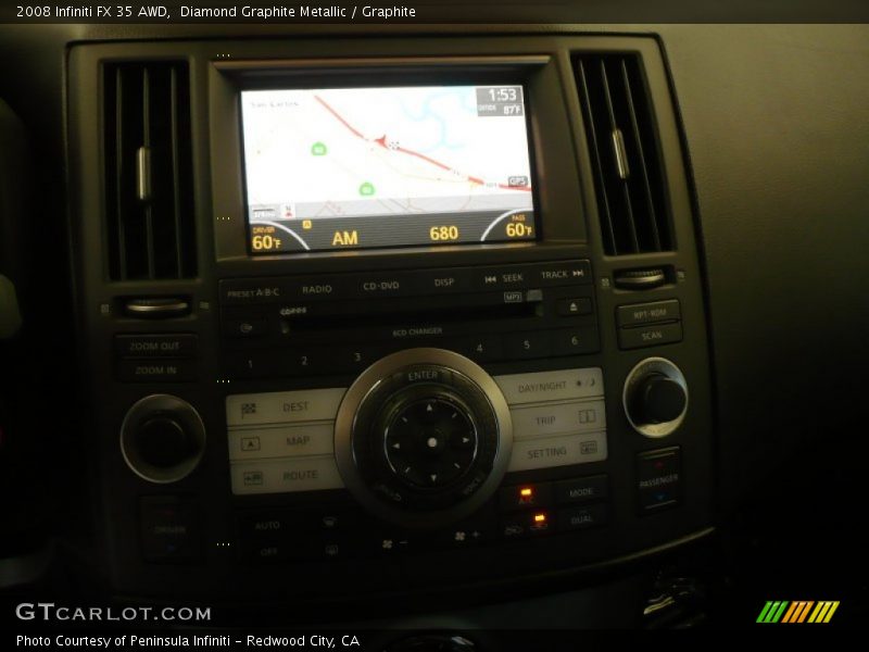 Diamond Graphite Metallic / Graphite 2008 Infiniti FX 35 AWD