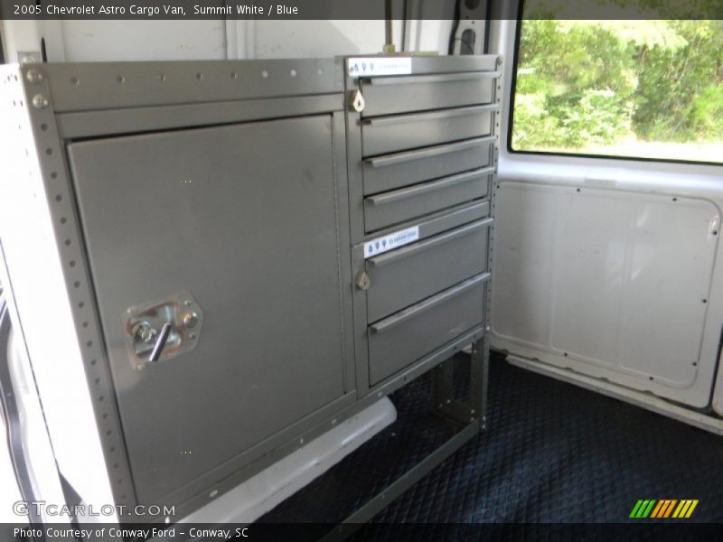Summit White / Blue 2005 Chevrolet Astro Cargo Van