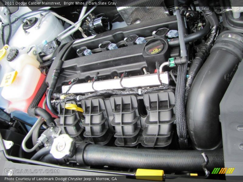 Bright White / Dark Slate Gray 2011 Dodge Caliber Mainstreet