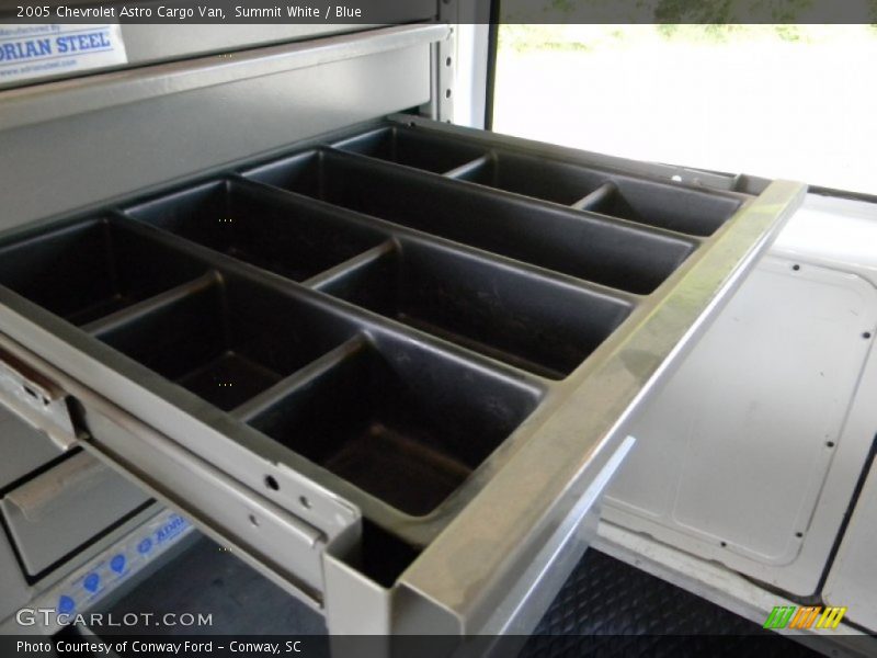 Summit White / Blue 2005 Chevrolet Astro Cargo Van