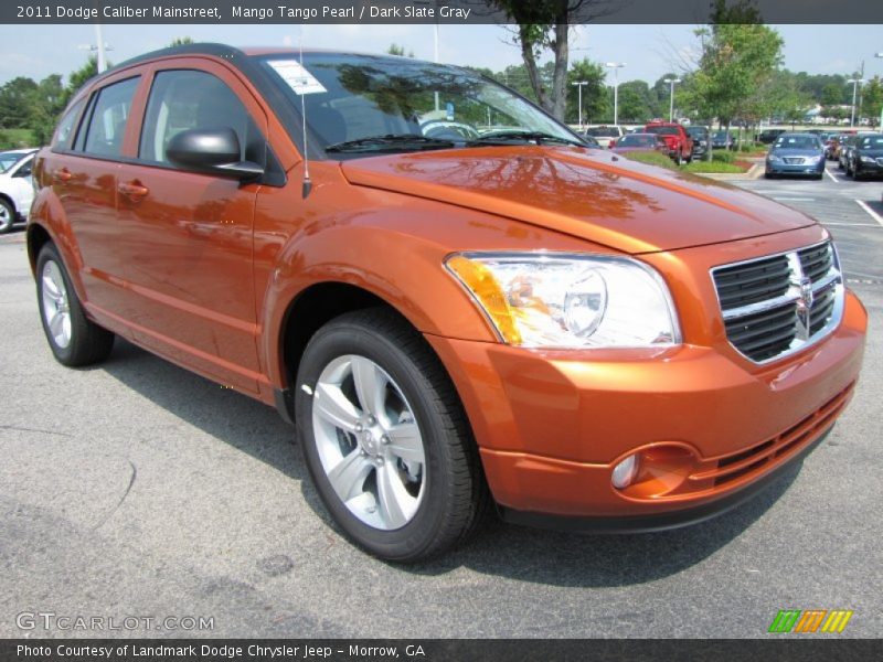 Mango Tango Pearl / Dark Slate Gray 2011 Dodge Caliber Mainstreet