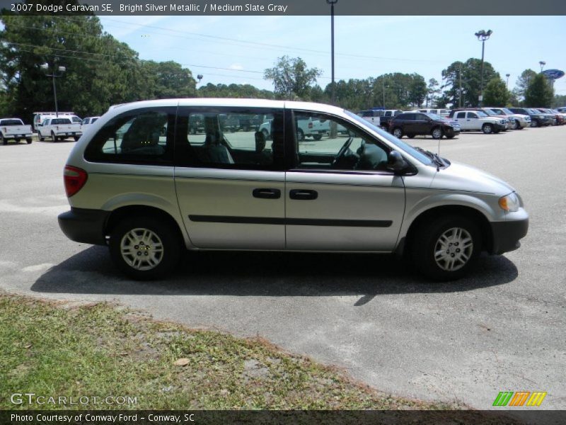 Bright Silver Metallic / Medium Slate Gray 2007 Dodge Caravan SE