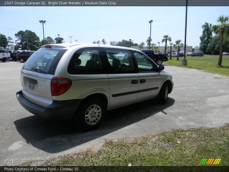 Bright Silver Metallic / Medium Slate Gray 2007 Dodge Caravan SE