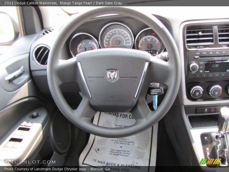 Mango Tango Pearl / Dark Slate Gray 2011 Dodge Caliber Mainstreet