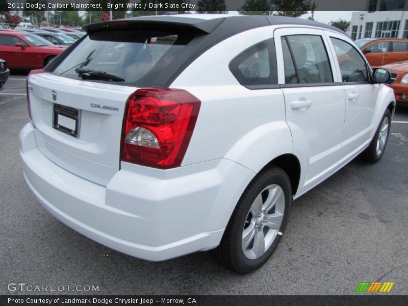 Bright White / Dark Slate Gray 2011 Dodge Caliber Mainstreet