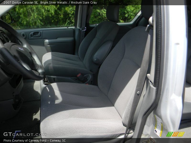 Bright Silver Metallic / Medium Slate Gray 2007 Dodge Caravan SE