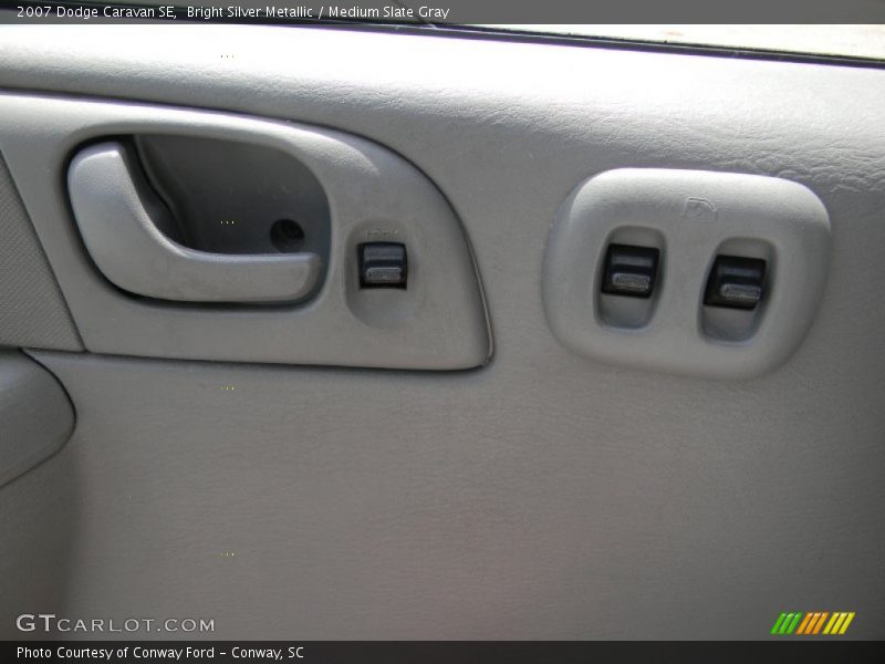 Bright Silver Metallic / Medium Slate Gray 2007 Dodge Caravan SE