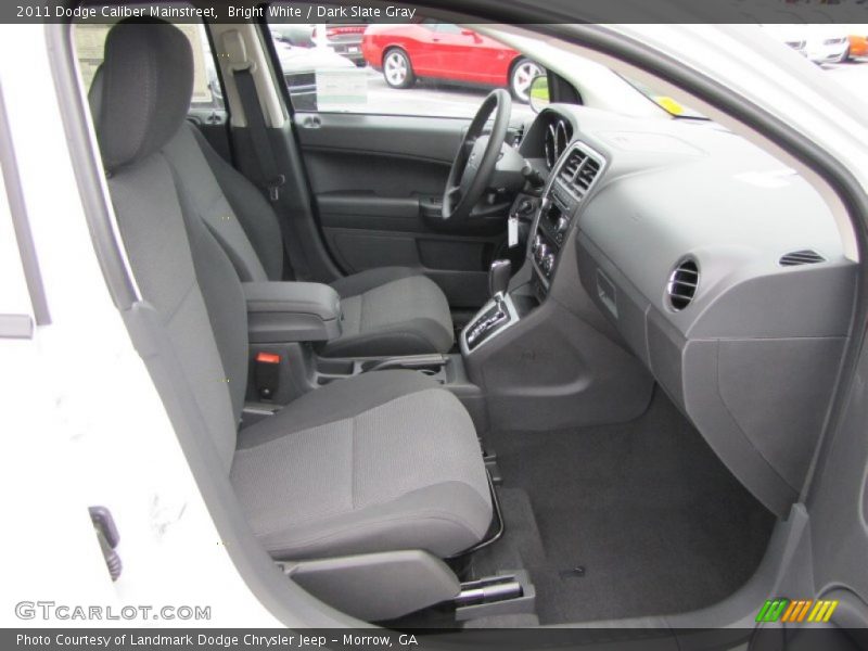 Bright White / Dark Slate Gray 2011 Dodge Caliber Mainstreet