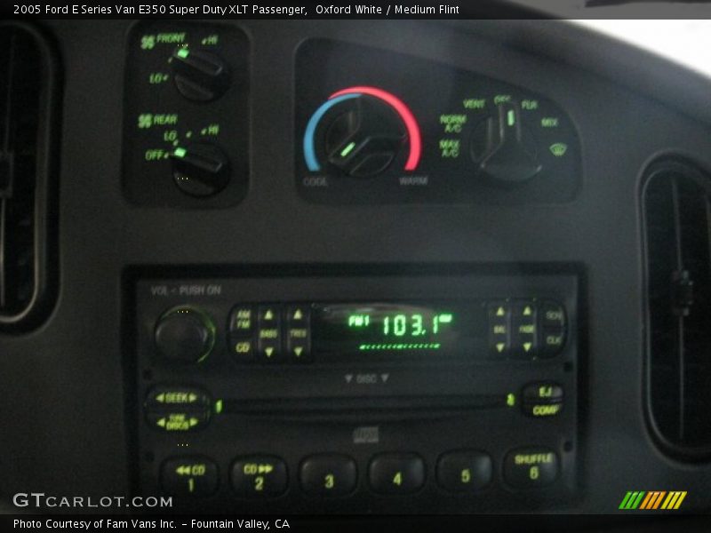 Oxford White / Medium Flint 2005 Ford E Series Van E350 Super Duty XLT Passenger