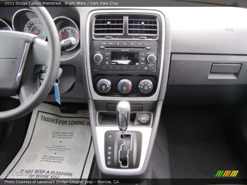 Bright White / Dark Slate Gray 2011 Dodge Caliber Mainstreet