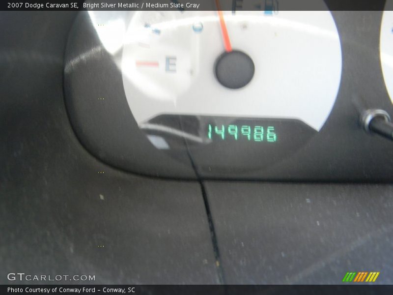 Bright Silver Metallic / Medium Slate Gray 2007 Dodge Caravan SE