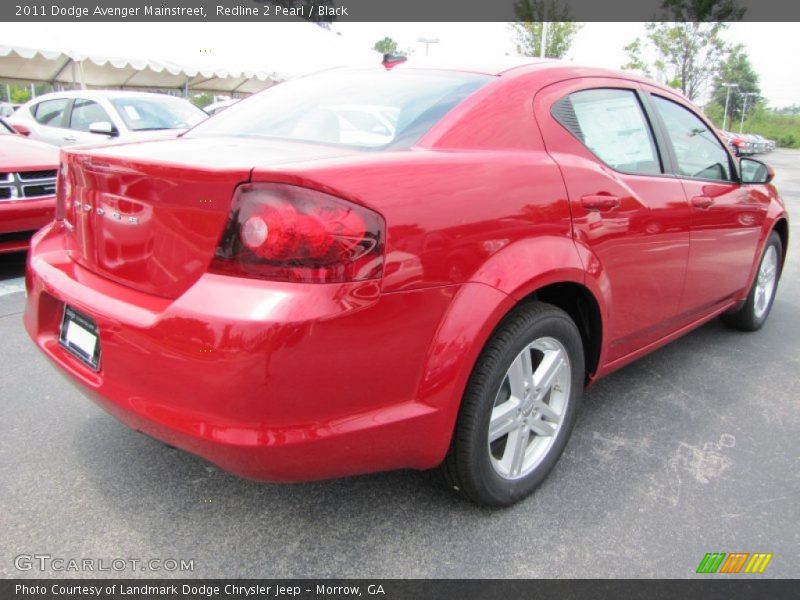Redline 2 Pearl / Black 2011 Dodge Avenger Mainstreet