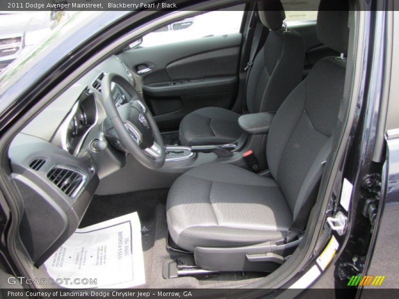 Blackberry Pearl / Black 2011 Dodge Avenger Mainstreet