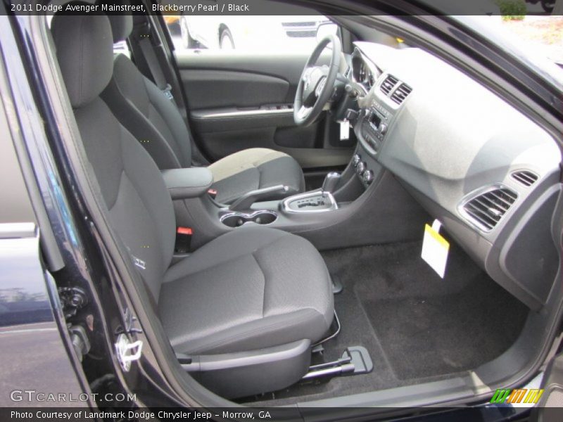 Blackberry Pearl / Black 2011 Dodge Avenger Mainstreet