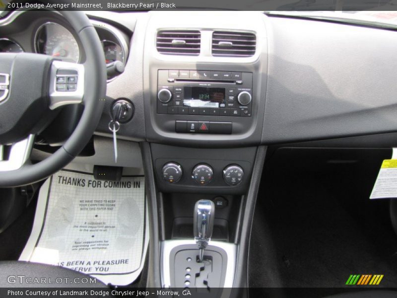 Blackberry Pearl / Black 2011 Dodge Avenger Mainstreet