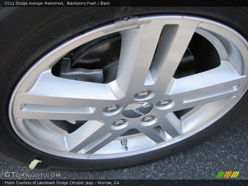 Blackberry Pearl / Black 2011 Dodge Avenger Mainstreet
