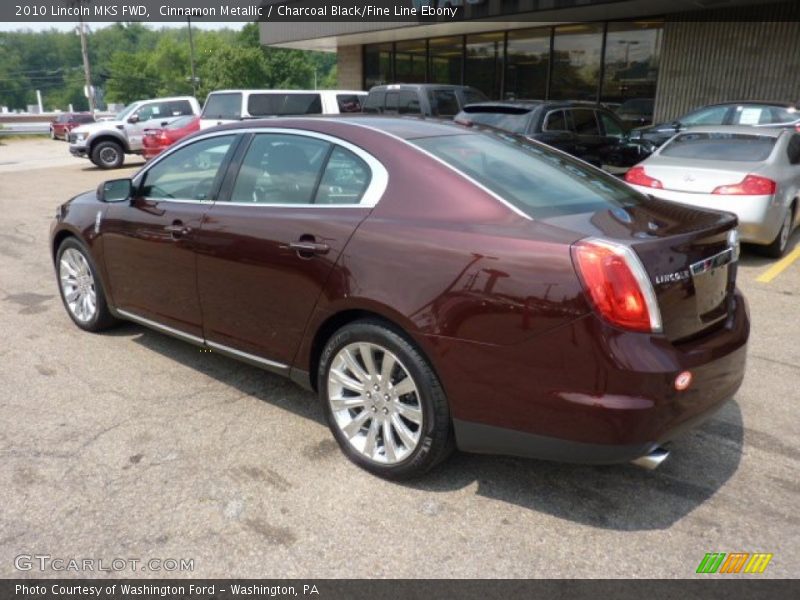 Cinnamon Metallic / Charcoal Black/Fine Line Ebony 2010 Lincoln MKS FWD