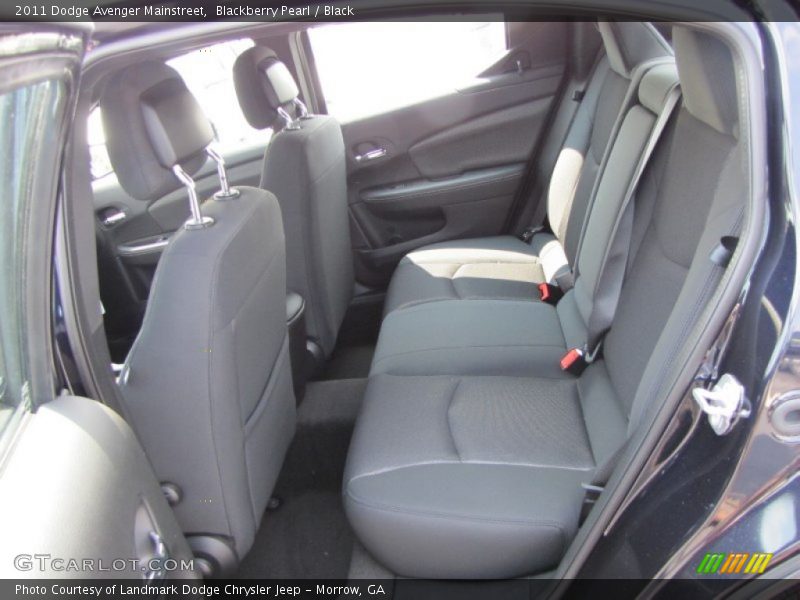 Blackberry Pearl / Black 2011 Dodge Avenger Mainstreet