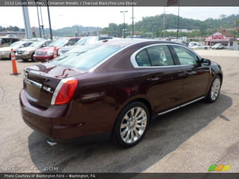 Cinnamon Metallic / Charcoal Black/Fine Line Ebony 2010 Lincoln MKS FWD