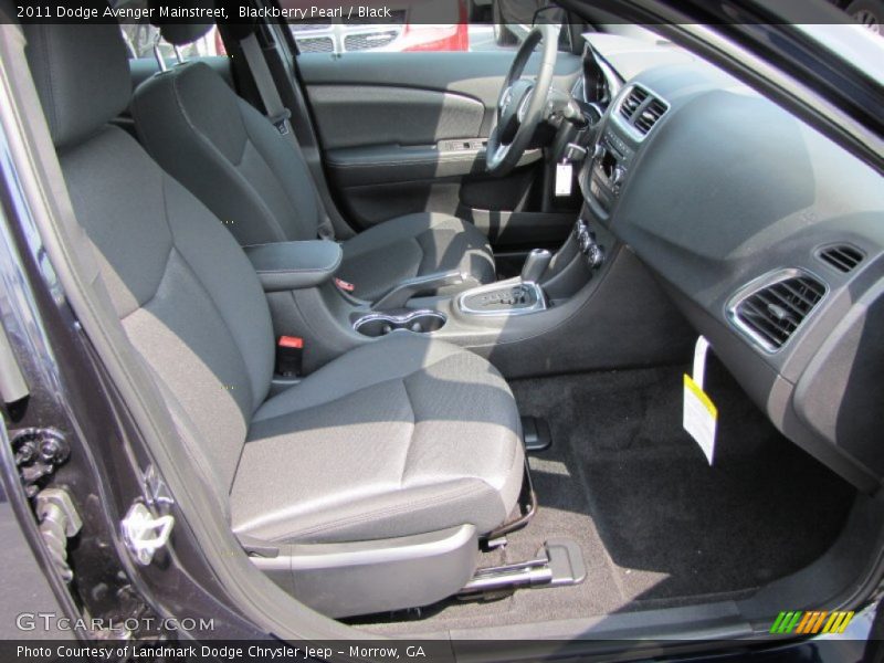 Blackberry Pearl / Black 2011 Dodge Avenger Mainstreet