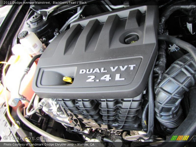 Blackberry Pearl / Black 2011 Dodge Avenger Mainstreet