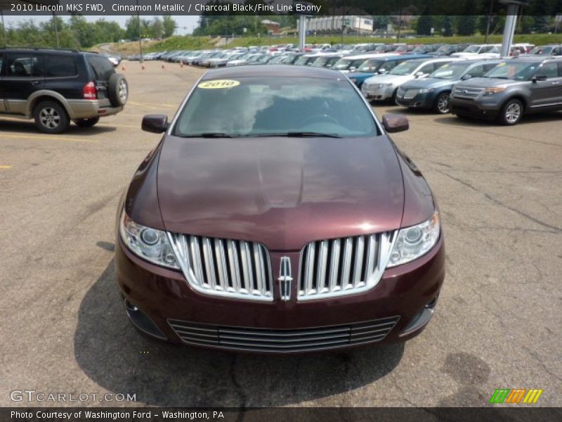 Cinnamon Metallic / Charcoal Black/Fine Line Ebony 2010 Lincoln MKS FWD