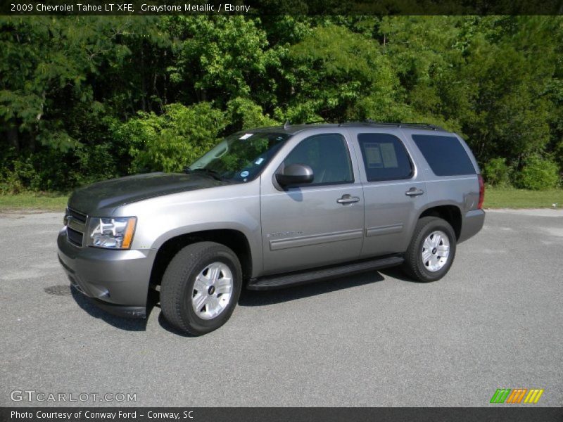 Graystone Metallic / Ebony 2009 Chevrolet Tahoe LT XFE