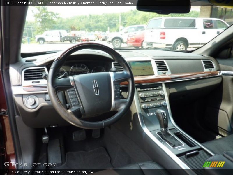 Cinnamon Metallic / Charcoal Black/Fine Line Ebony 2010 Lincoln MKS FWD