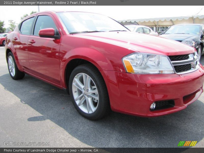 Redline 2 Pearl / Black/Red 2011 Dodge Avenger Mainstreet