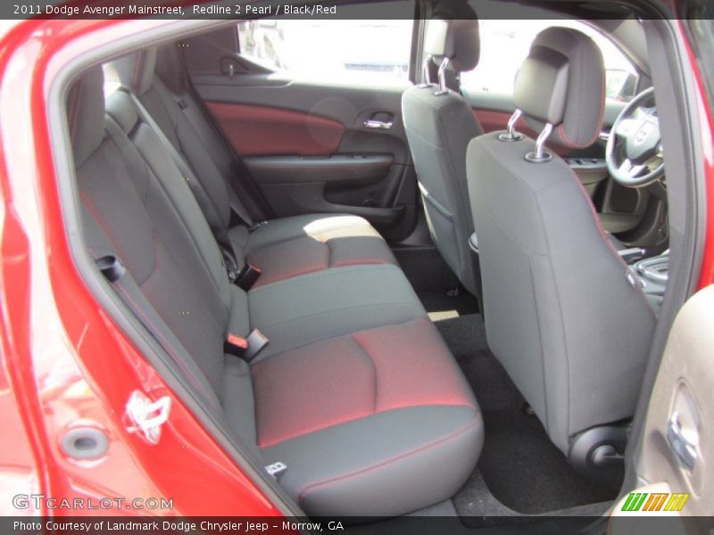 Redline 2 Pearl / Black/Red 2011 Dodge Avenger Mainstreet