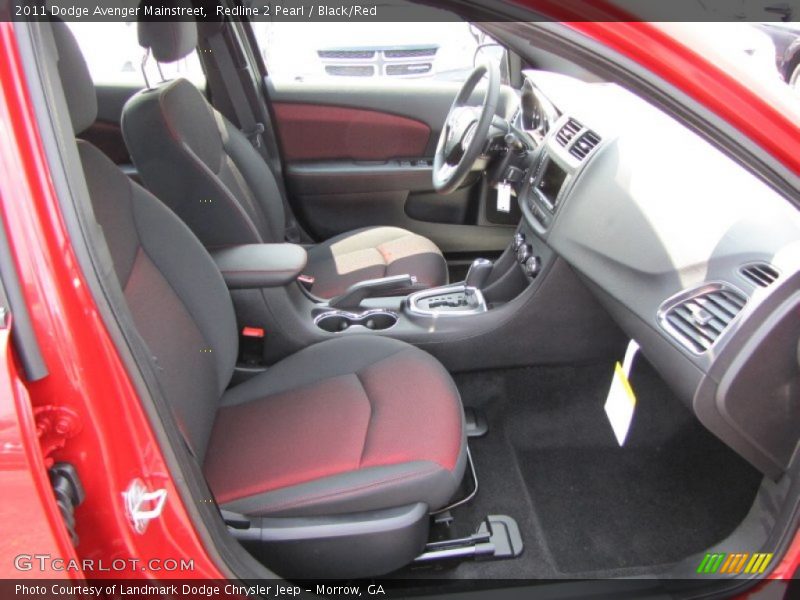 Redline 2 Pearl / Black/Red 2011 Dodge Avenger Mainstreet