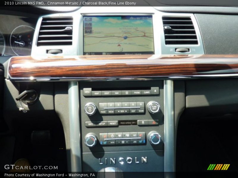 Cinnamon Metallic / Charcoal Black/Fine Line Ebony 2010 Lincoln MKS FWD