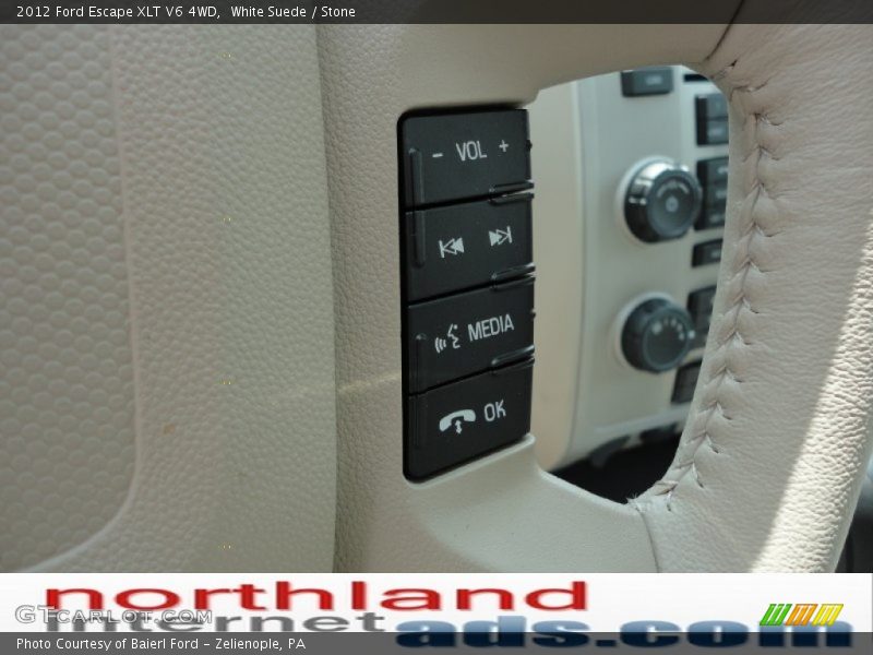 White Suede / Stone 2012 Ford Escape XLT V6 4WD